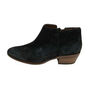 Sam Edelman Size 7  Womens Black Suede Ankle Boots